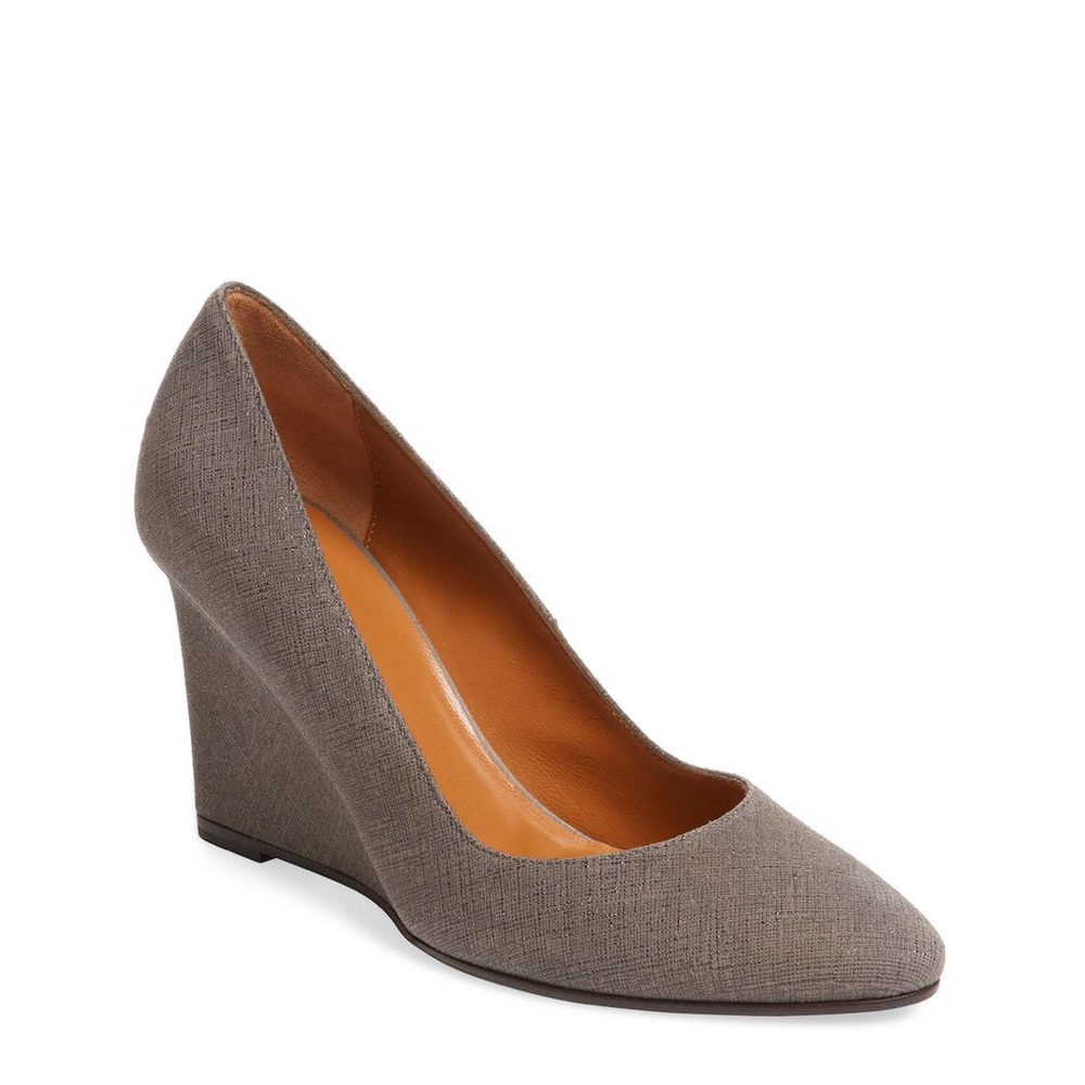 Aquatalia Zana Wedge Pump - Gray - Like New